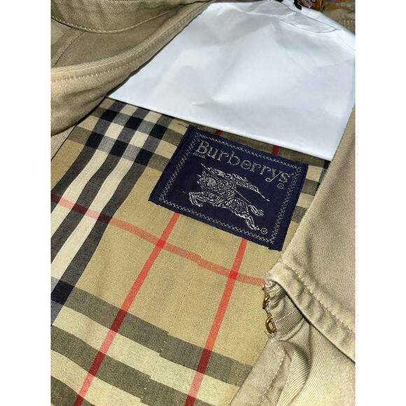 Original Burberry London Women's Trench Coat Nova Check Tartan w/ Liner Vest - Picture 4 of 13